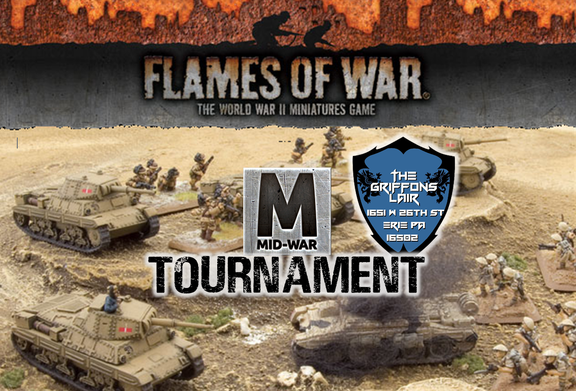 Flames of War – Mid War – Tournament [Erie, PA]